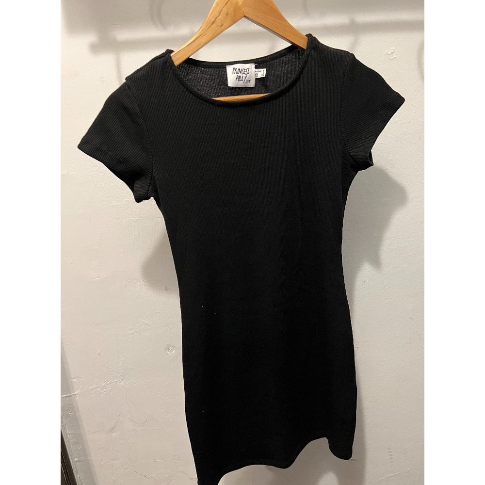 Princess Polly Ribbed Bodycon Dress, Size S